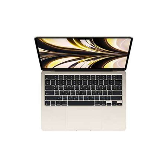맥북에어 13 M2, 8코어 CPU, 10코어 GPU, 8GB RAM, 512GB SSD - 스타라이트 [MLY23KH/A]