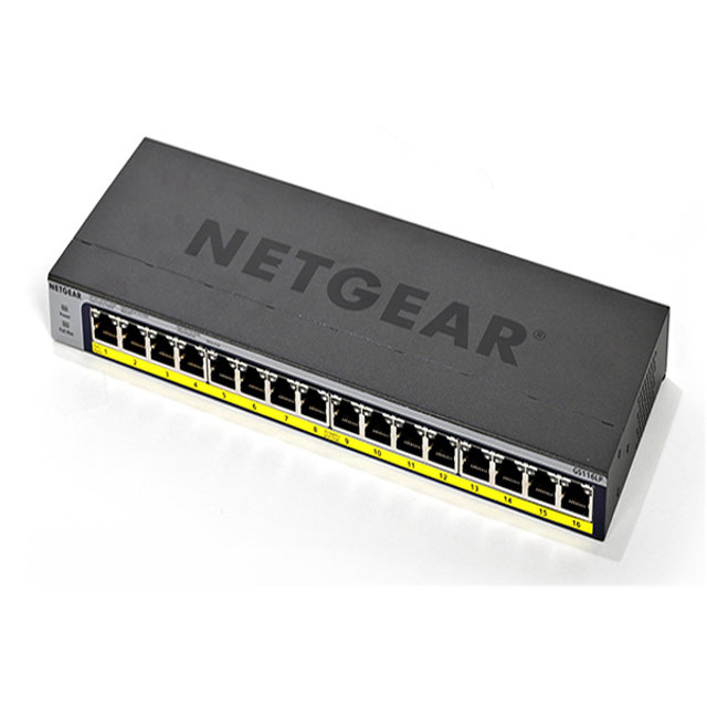 넷기어 GS116LP 스위칭허브 (16포트/1000Mbps/POE)