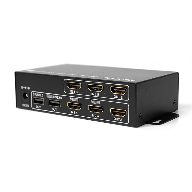NEXT-7402KVM-DUAL HDMI 2포트 듀얼모니터 KVM스위치