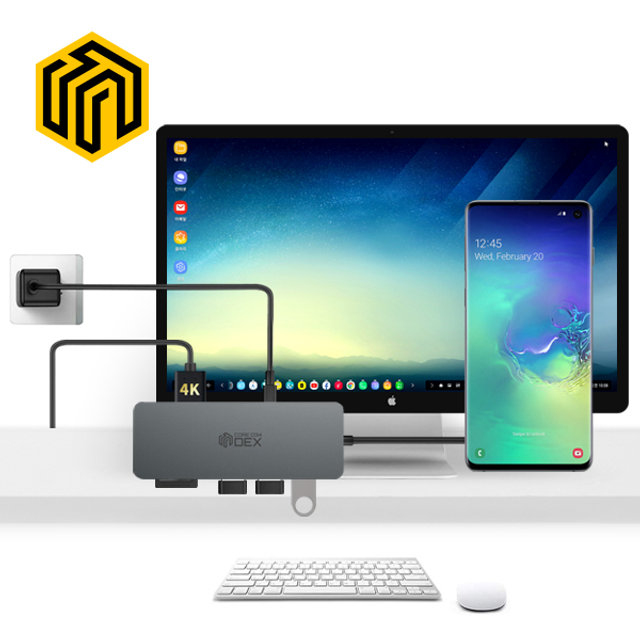 씽크웨이 CORE D34 DEX 7포트 USB 3.0 멀티허브 컨버터