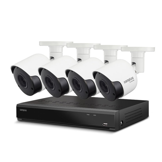 200만화소 실외 4대 CCTV세트 자가설치패키지 1TB 포함