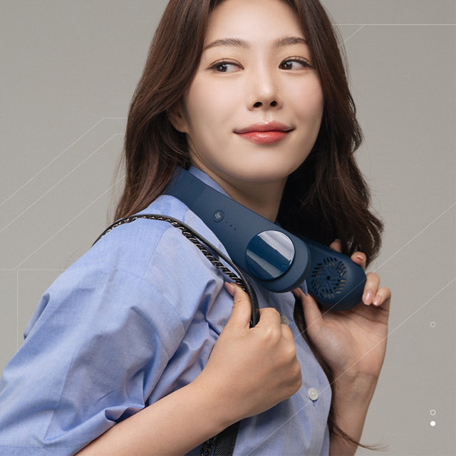 아이스토리 프리미엄 넥밴드 선풍기 펠티어 넥쿨러 각도조절 BLDC 대용량 C타입 