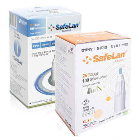 롯데하이마트 | 세이프란 란셋 100개입 사혈침 채혈침 랜싯 바늘