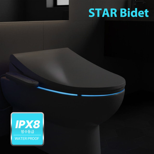 스타비데 직수형 IPX8 완벽방수비데 항균시트 에어버블 SB-IPX8화이트