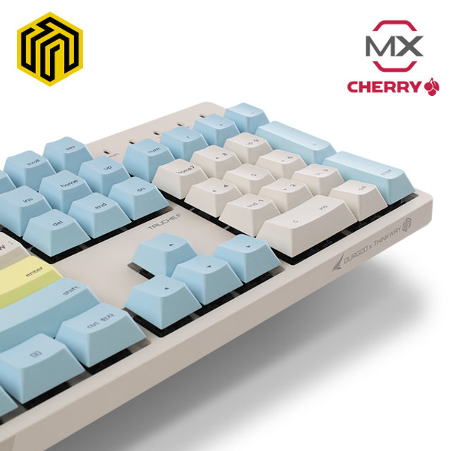 토체프 D&T 콜라보 기계식 키보드 파스텔블루 저소음적축 세트