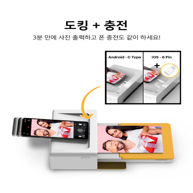 코닥 도크2 풀패키지[PD460+90매+악세사리번들]포토프린터 폴