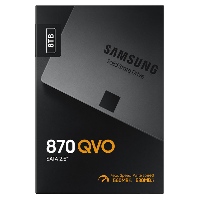 삼성전자 삼성 공식인증 SSD 870QVO MZ-77Q8T0BW (정품) 8TB