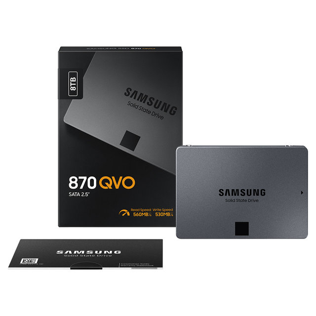 삼성전자 삼성 공식인증 SSD 870QVO MZ-77Q8T0BW (정품) 8TB