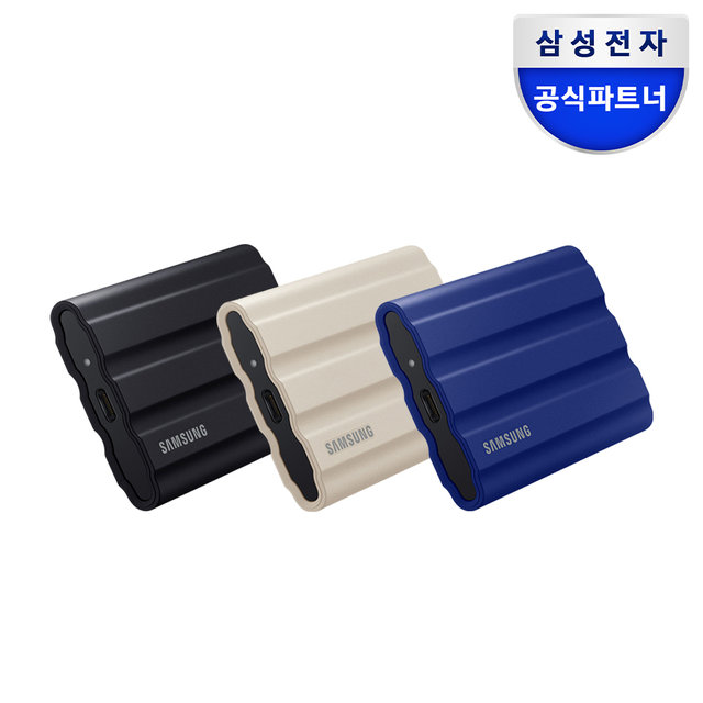 삼성전자 삼성 공식인증 포터블 외장 SSD T7 실드 1TB MU-PE1T0 (정품)
