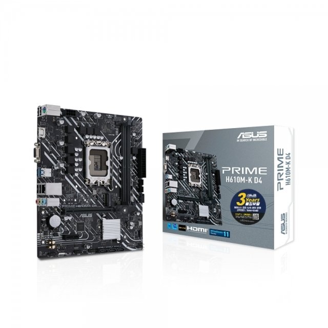 ASUS PRIME H610M-K D4 인텍앤컴퍼니/