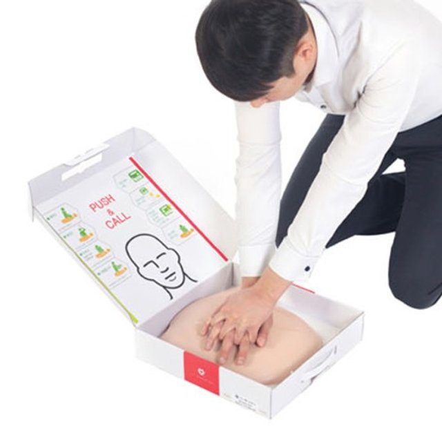 CPR 실습 마네킹 박스형 심폐소생술 모형 보건교육