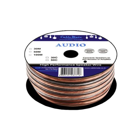 CableMate 고급형 50C 스피커 케이블 100M