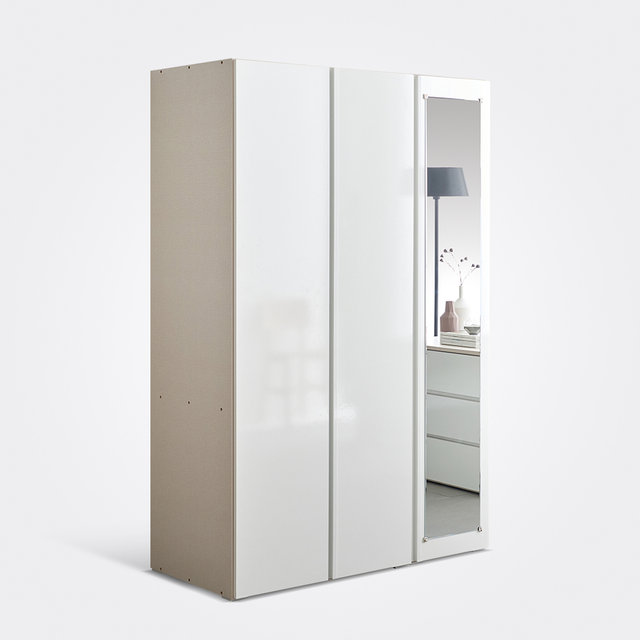 [비밀특가] 블랑쉬 1200 이불장 전신거울 옷장 장롱 시스템옷장
