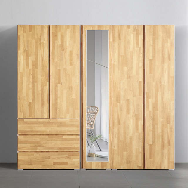 [비밀특가] 블랑쉬 2000 3단서랍 전신거울 옷장 장롱 시스템옷장