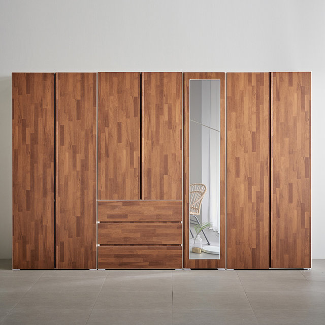 [비밀특가] 블랑쉬 2800 전신거울 옷장 장롱 시스템옷장