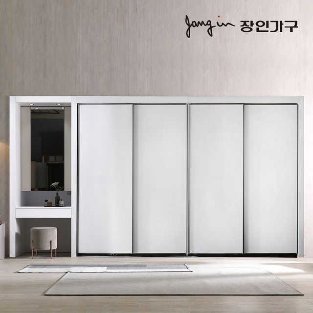 [비밀특가] 단테 모던 화장대 파우더 슬라이딩 붙박이장 10cm