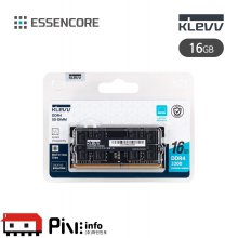에센코어 KLEVV 16G PC4-25600 CL22 DDR4 노트북용 파인인포 (하이닉스 칩 내장)