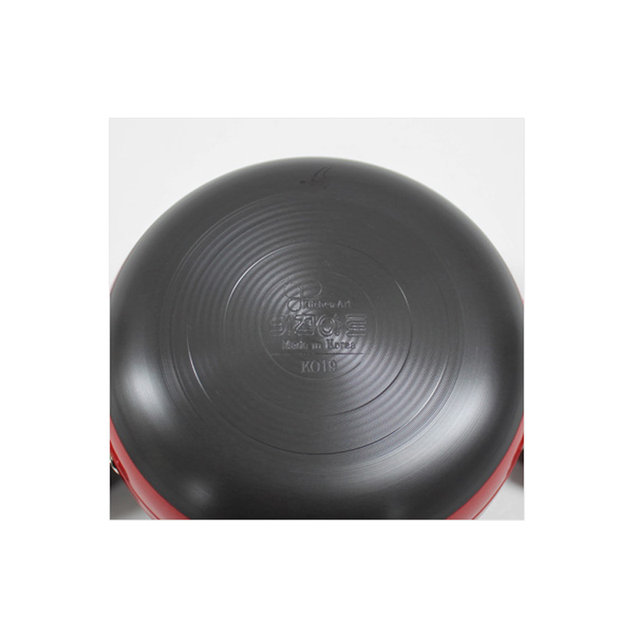 키친아트 신비 투톤칼라 경질 2단찜솥 32cm 찜냄비 경질냄비
