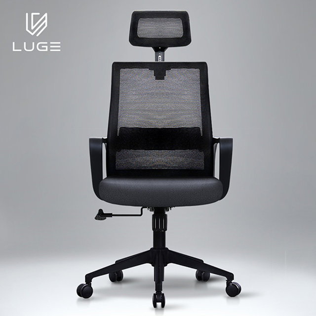 루게 L25 블랙 컴퓨터 사무용 학생용의자 