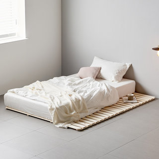 [비밀특가] 필링 접이식 원목 침대프레임 매트리스깔판S