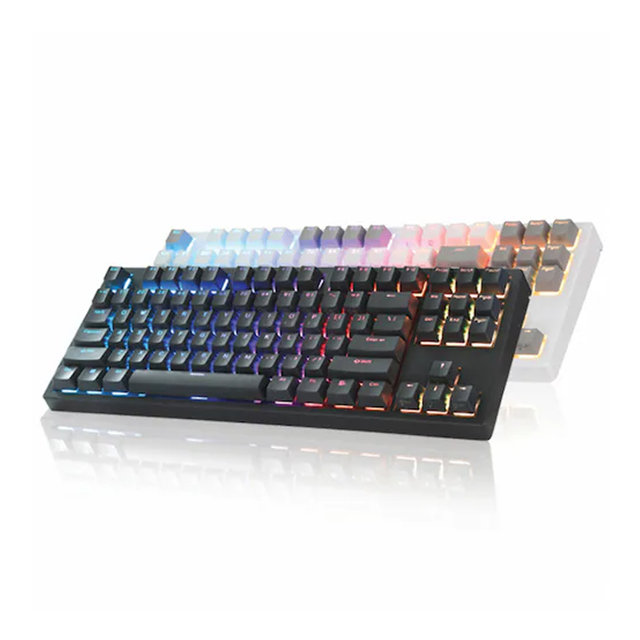 콕스 엔데버 텐키리스 RGB PBT 완전방수 무접점 키보드 화이트 35g