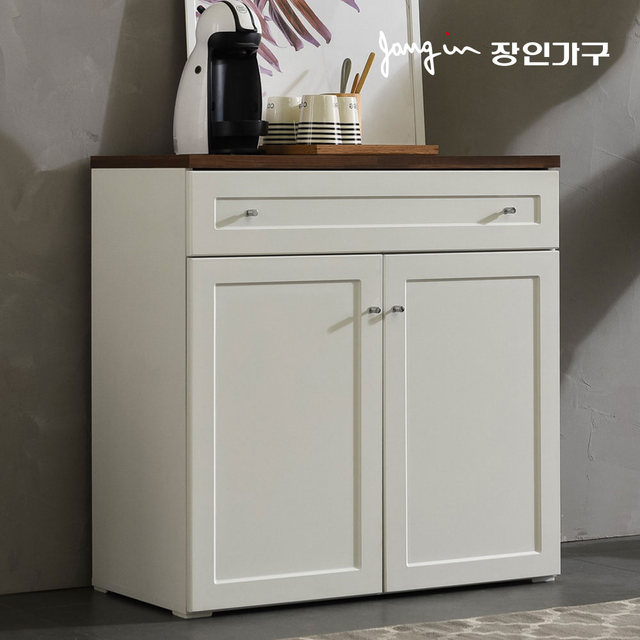 [비밀특가] 셰리 아이보리 800 서랍 주방수납장