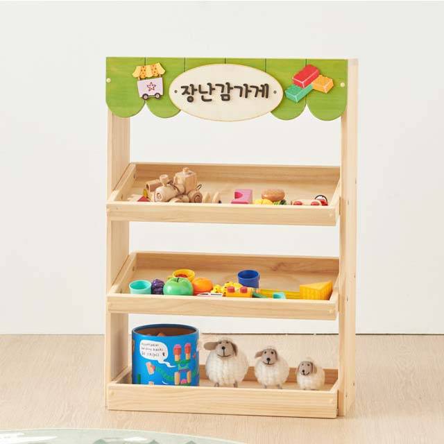 미니 장난감 보물 선반장 소꿉놀이 장난감 역할놀이