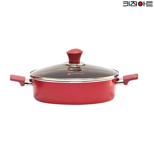 키친아트 그라시아 세라믹코팅 인덕션가능 전골냄비 24cm