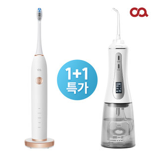 클린이워터D 구강세정기 + 클린이소프트B 전동칫솔 세트