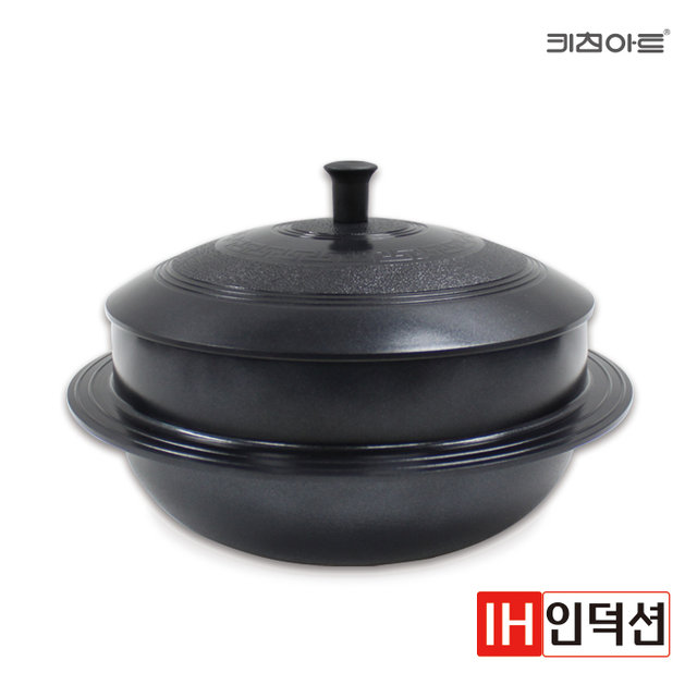 키친아트 금상첨화 통주물 인덕션가능 가마솥 24cm 가마솥냄비