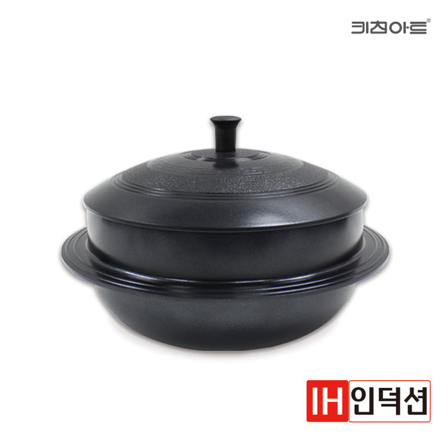키친아트 금상첨화 통주물 인덕션가능 가마솥 20cm 가마솥냄비
