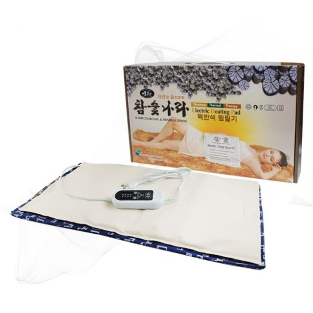 참숯나라 맥반석 전기 찜질기 SHP612CC 허리 배 등 찜질기