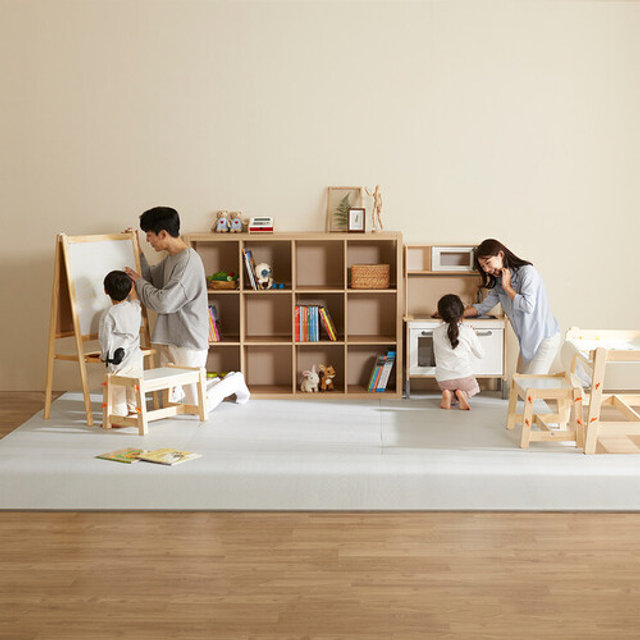 층간소음방지 셀프시공 롤매트 모던그레이 140cm x 1m