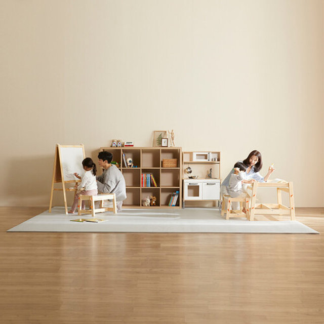 층간소음방지 셀프시공 롤매트 모던그레이 140cm x 1m