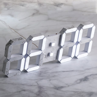 국산 플라이토 인테리어 LED 벽시계 38cm 비앙코