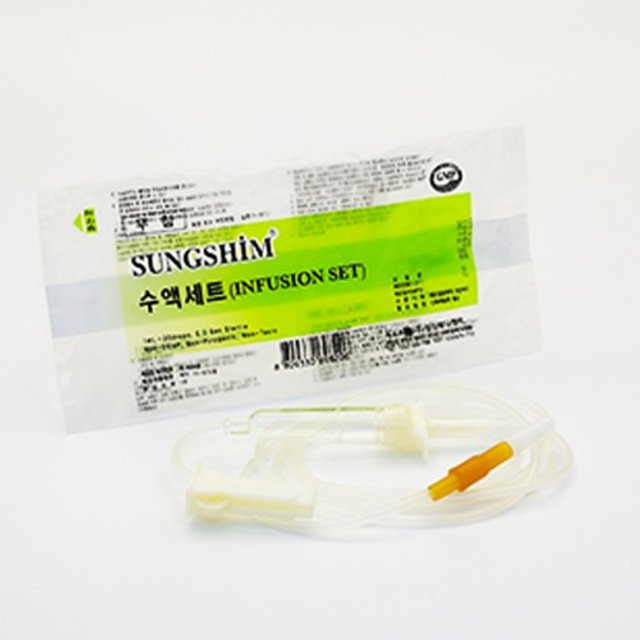 성심 수액세트 유침 23g x 25mm 50개 V1001 수액주사 링거 링겔