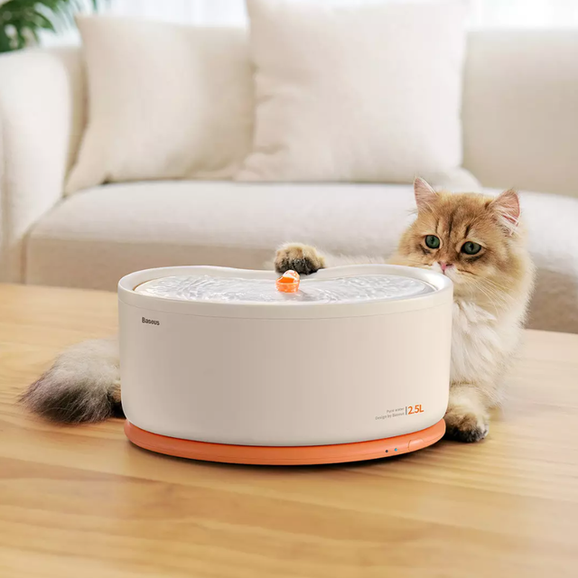 [해외직구] Lotis Y1 스마트 강아지 고양이 자동 급수기 정수기 화이트