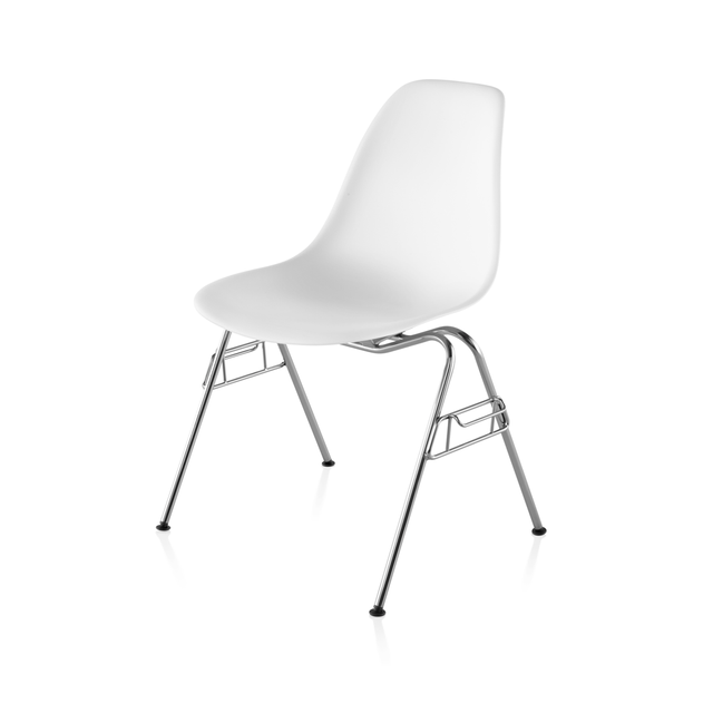 임스 플라스틱 체어 Eames Molded Plastic Stacking Wire base