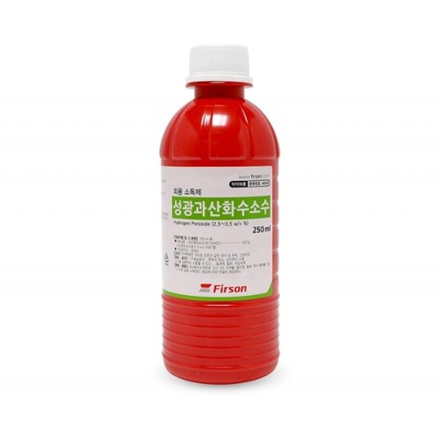퍼슨 성광 과산화수소수 250ml x 1병 상처처치 살균소독제
