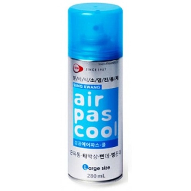성광 에어파스쿨 뿌리는 파스 스프레이 280ml