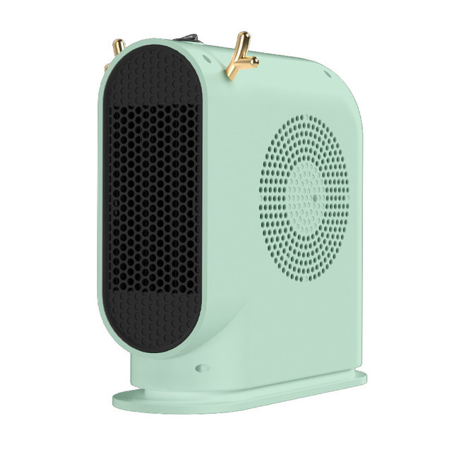 [해외직구] 사무실 가정용 책상 퀵발열 미니 온풍기 히터 그린