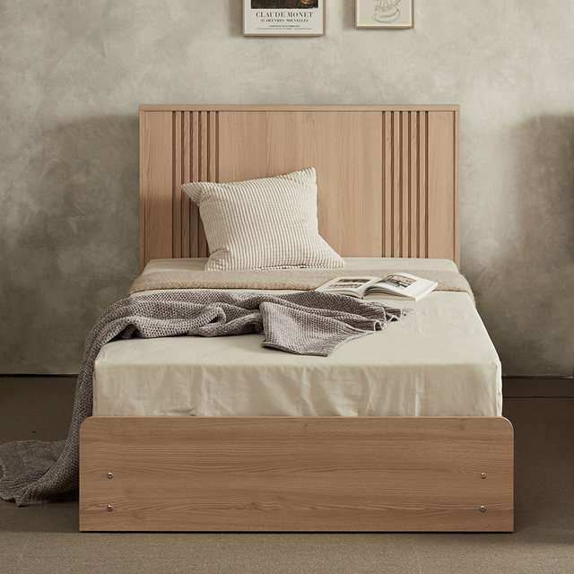 [비밀특가] 로시 라이트 템바보드 호텔식침대 침대+본넬매트 SS