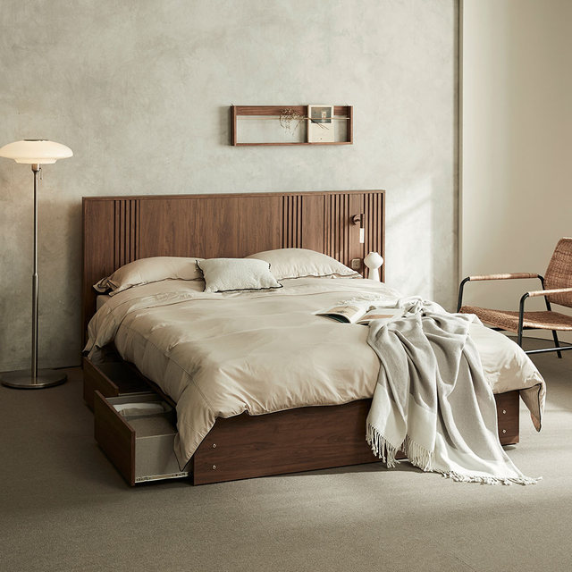 [비밀특가] 로시 라이트 템바보드 호텔식침대 프레임 Q