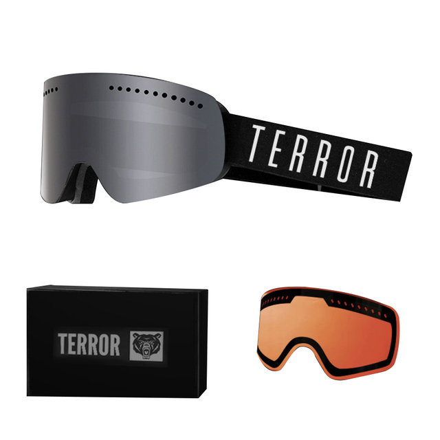 [해외직구]TERROR 방풍 스키고글 스노우보드 미러 고글