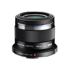 [정품] 올림푸스렌즈 M.ZUIKO DIGITAL 45mm F1.8[블랙/실버]