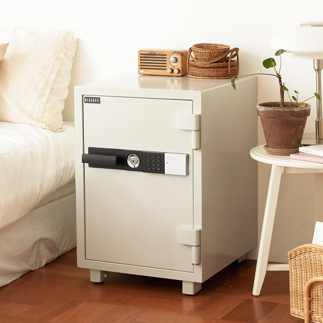 안전금고 ZE680 블랙/화이트100kg new 디지털락 60분 내화인증 자동잠김