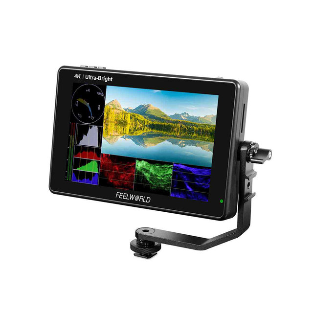 [국내인증 정품] [Feelworld] LUT7 PRO 필월드 카메라 4K 프리뷰 모니터 7인치 3D LUT 터치스크린 HDMI 2200NIT