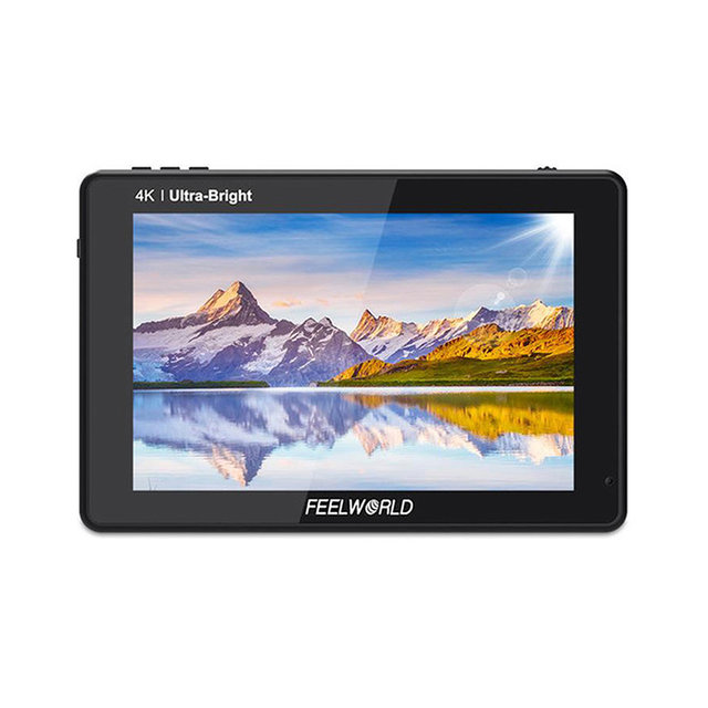 [국내인증 정품] [Feelworld] LUT7S 필월드 카메라 4K 프리뷰 모니터 7인치 3D LUT 터치스크린 HDMI/3G-SDI 2200NIT