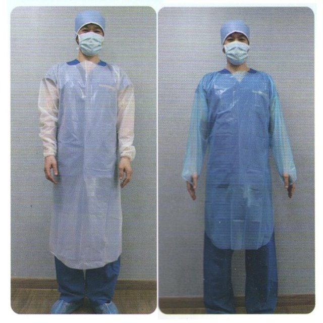 아원 AP가운 PE일회용가운 10장 1팩 위생 비닐가운