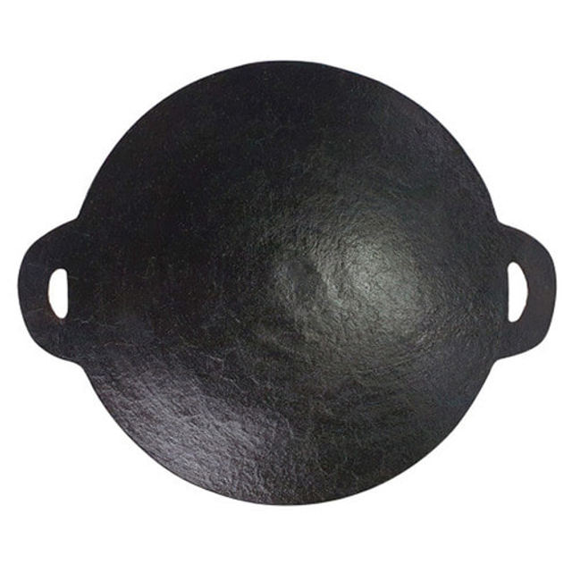 야철대장 길들인 무쇠 그리들 40cm 캠핑 야외 그리들